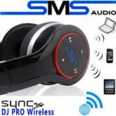 Fone de ouvido Bluetooth Preto sem fio 2.4G